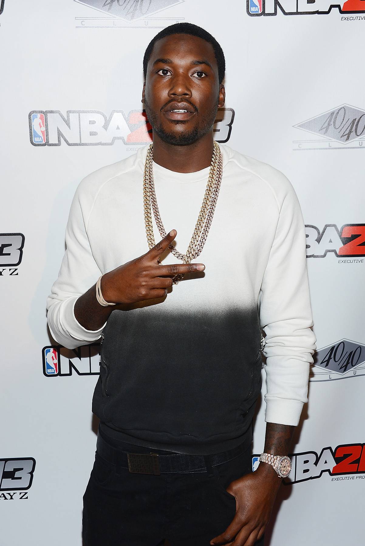 Meek Mill NBA 2K13 Cover Athletes and NBA Superstars Party