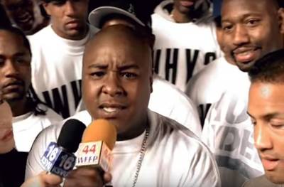 Jadakiss Makes Bush Put His Hands Up&nbsp; - Jadakiss told the former president that he wasn't buying the terrorist attack theory for 9-11 and asked &quot;Why did Bush knock down the towers?&quot;(Photo: Ruff Ryders)