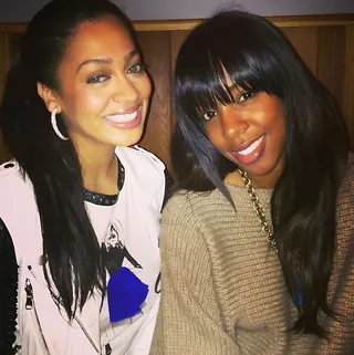 LaLa Anthony @lala - LaLa Anthony sends warm wishes to her friend Kelly Rowland on the &quot;Motivation&quot; singer's 32nd birthday while celebrating in L.A.&nbsp;(Photo: instagram/lala)