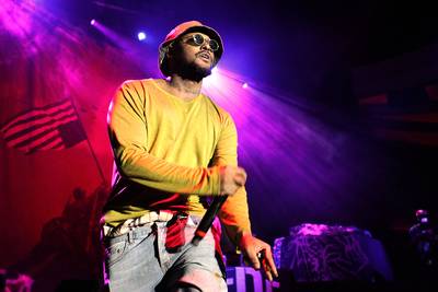 28. Denver Broncos: ScHoolboy Q - ScHoolboy Q will give this selection the &quot;Mile High Salute.&quot;&nbsp; The T.D.E. MC may not be able to rep his beloved California, but Colorado is the next best thing when it comes to the very thing he loves to do. Rocky Mountain High! (Photo: Jonathan Leibson/WireImage)
