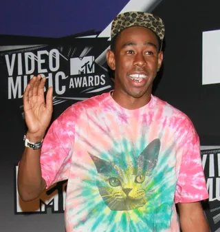 Tyler the Creator on Frank Ocean winning a Grammy:&nbsp; - &quot;It's wild because he's still the same weirdo that I know. It's nothing really different.&quot;  &nbsp;(Photo: Greg Tidwell, PacificCoastNews.com)