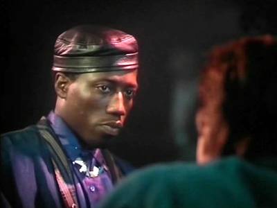 Miami Vice - Wesley Snipes' first role was playing the drug dealing pimp Silk on the cop show Miami Vice with Don Johnson. (Photo: NBC)