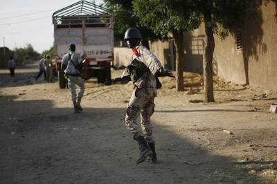 Protest Turns Violent in Mali - Tensions are rising in the northern Mali town of Gao where Tuareg and Arab-owned shops have been attacked following a protest. The rally was against conflict taking place in the town of Kidal, where Tuareg separatists kidnapped 30 civilians.&nbsp;   (Photo: AP Photo/Jerome Delay)