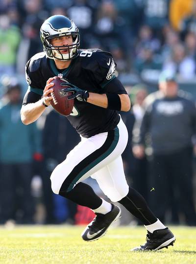 These NFL QBs Are on the Come Up - Russell Wilson, Cam Newton and Colin Kaepernick might come to mind first when discussing the best young quarterbacks in the NFL. However, there?s a new wave of mostly 26-and-under QBs who are on the come up. Philadelphia Eagles quarterback Nick Foles is just one out the bunch. Foles, 25, has shown early this year that his 2013 stats weren?t any fluke, considering the 331 yards and one touchdown he threw for in the Eagles? 30-27 victory over the Indianapolis Colts on Monday Night Football. It definitely feels like Foles will be in the Eagles pocket for years to come. Peep how BET.com goes on the offense, pointing out more young signal callers who could soon join the elite QB conversation. (Photo: Elsa/Getty Images)