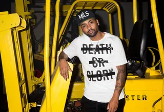 Rain 910 - When it rains it pours — so expect a lyrical flash flood this time around. Best know for his album&nbsp;Live Fast, Die Young and his steady stream of mixtapes, Rain 910 is the type of artist who doesn't let up. Hence his name. (Photo: Rebecca Smeyne / BET)