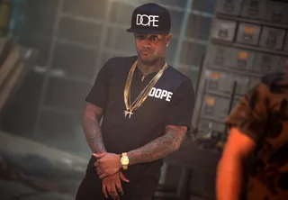 Conceited - Conceited also has another hustle:&nbsp;Wild 'N Out. Yes, the Brooklyn emcee appears on the shows rap battles alongside Nick Cannon. However, he's here at The Cypher to showcase the other side of his freestyle abilities. (Photo: Rebecca Smeyne / BET)