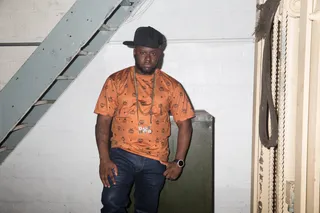 T-Rex - Who let the T-Rex out? Hip Hop Awards did, and we let him out in The Cypher. Having honed his skills as a battle rapper, kicking a freestyle ain't nothing to Rex. The Dot Mobb member's hungry and it's usually not a good thing when a T-Rex needs food.(Photo: Rebecca Smeyne / BET)