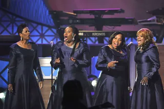 The Vision - Richard Smallwood and his choir get us in the spirit of worship.&nbsp; (Photo: Kris Connor/Getty Images for BET Networks)