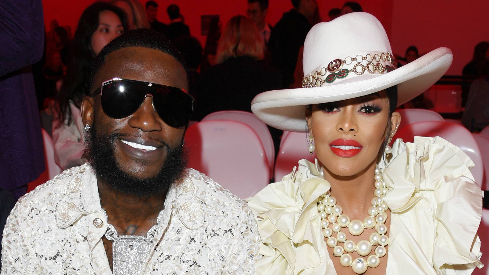 Gucci Mane and Keyshia Ka'oir attend the Gucci show during Milan Fashion Week Spring/Summer 2020 on September 22, 2019 in Milan, Italy. 