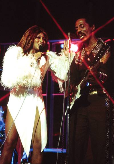 Ike and Tina Turner - Despite their volatile relationship,&nbsp;Tina Turner and Ike Turner put on shows like no other. One of their most celebrated songs, the cover of &quot;Proud Mary,&quot; became one of Tina's signatures and sky-rocketed her career. They toured together for years until Tina built up the courage to leave him,&nbsp;fleeing from a hotel room they shared in 1976 with less than $1 to her name.(Photo: Gai Terrell/Redferns)