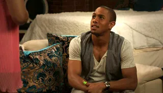 Aww Shucks, Now! - So then Crystal put on her deflowering night gown and it was almost on! You see Rashad's face?(Photo: BET)