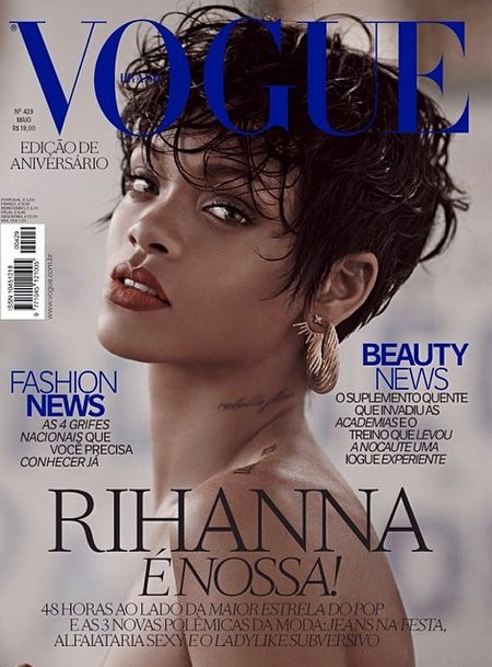 A Beauty Like This Image 1 From Inside Rihanna S Vogue Brasil Cover Shoot Bet