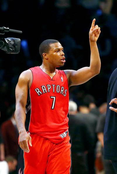 Kyle Lowry, Raptors Agree on Deal - Kyle Lowry was high atop the list of NBA teams looking to add a quality point guard. But in the end, Lowry decided to remain a member of the Toronto Raptors, agreeing to a four-year, $48 million contract. Lowry averaged 17.9 points and 7.4 assists per game this past season, helping Toronto make the playoffs for the first time since 2008.&nbsp;(Photo: Al Bello/Getty Images)
