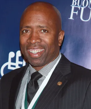 Kenny Smith @TheJetOnTNT - Tweet: &quot;Racism is a refuge to ignorance. Sterling has shown his primitive uneducated thoughts.It's a shame the only thing u are rich in is money.&quot;&nbsp;(Photo: Jim Spellman/WireImage)