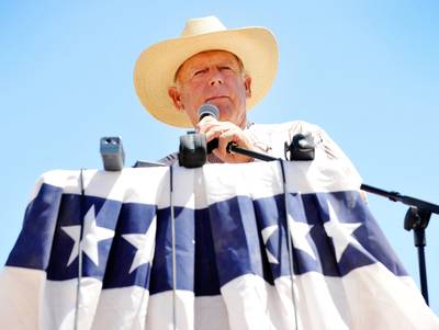 They Almost Had It All - Not so long ago, conservative lawmakers and pundits were like a bunch of love-struck teenage boys lining up to dance with the new girl, or in this case, conservative Nevada rancher Cliven Bundy. What could be a bigger turn-on than his very public stand against the evils of big government demonstrated by his refusal to pay the feds the million dollars owed for grazing his cattle on public land. Then he started uttering words like &quot;Negro&quot; and &quot;picking cotton&quot; and &quot;slavery,&quot; and the romance died. Here are Bundy's most egregious remarks and some of his fellow conservatives' break-up lines. —Joyce Jones (@BETpolitichick)   (Photo: David Becker/Getty Images)