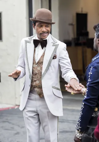 He's definitely channeling Sammy Davis Jr. with this one.&nbsp; - (Photo: BET)