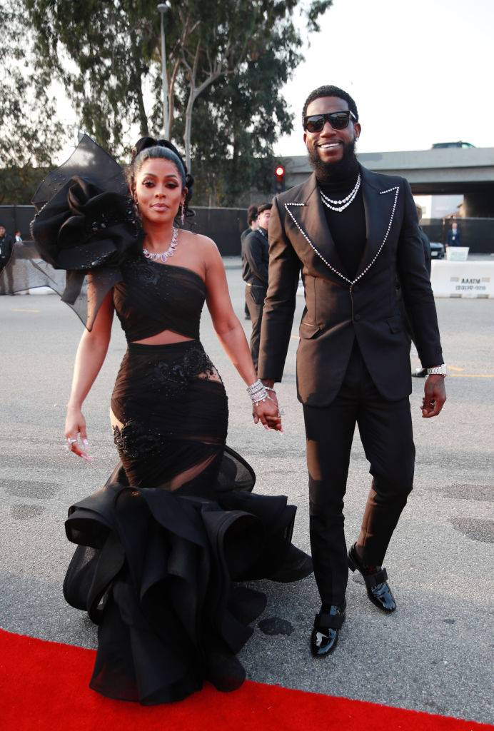 LOS ANGELES, CALIFORNIA - JANUARY 26: (L-R) Keyshia Ka'Oir and Gucci Mane attends the 62nd Annual GRAMMY Awards at STAPLES Center on January 26, 2020 in Los Angeles, California. (Photo by Rich Fury/Getty Images for The Recording Academy)