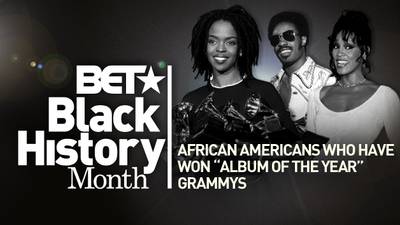 African-Americans Who Have Won Album of the Year at the Grammys - African-Americans are known for being some of the foremost pioneers of popular American music. As such, we've always been nominated for some of the top honors at music award shows. However, the list of African-Americans who have been bestowed with the highest honor in music—the Grammy for Album of the Year—is a very exclusive club. Here's a list of the African-American stars who have laid claim to the coveted Album of the Year Grammy. (Photo: Steve Marcus / Reuters)