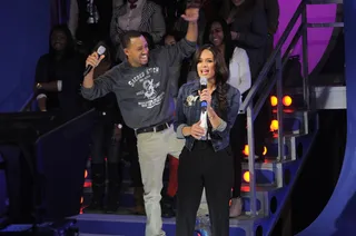 Too Hype - Inspired by the Machine Gun Kelly performances, Terrence J goes wild at 106 &amp; Park, February 10, 2012. (Photo: John Ricard / BET)