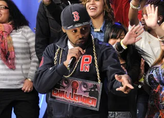 Game On - Freestyle Friday challenger Rock Coogi TBG kicks off the battle at 106 &amp; Park, February 10, 2012.&nbsp; (Photo: John Ricard / BET)