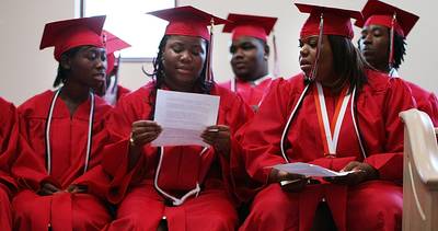 Higher Learning - 18.4 percent: the percentage of African-Americans aged 25 and older who had a bachelor's degree or higher in 2011. Source: 2011 American Community Survey.&nbsp;(Photo: Mario Tama/Getty Images)