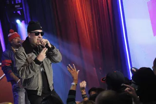 French Montana, Excuse My French - French Montana had a monstrous 2012, setting off the year with his turn on Rick Ross' "Stay Schemin'" and riding out the summer with his star-studded stripper anthem "Pop That." Many question if French can hold up without his A-list collaborators, but with his ear for beats and hooks — plus already confirmed album guests Kanye West and The Weeknd — we may be nodding our heads too hard to care.  (Photo: John Ricard/BET)