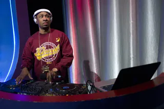 What Was That? - DJ Strong at 106 &amp; Park, February 7, 2012. (Photo: John Ricard / BET)