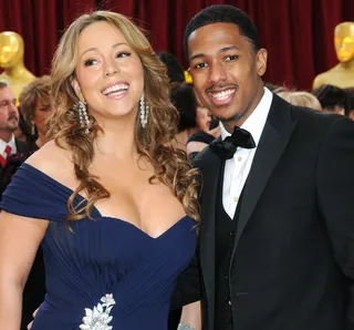 Mariah Carey and Nick Cannon  - Mariah Carey and Nick Cannon rarely go anywhere without "Dem Babies" (their twins, Monroe and Moroccan), however, Cannon still finds unique ways to honor his wife. At the BET Honors Award ceremony last month, Nick called Mariah his "hero" for taking care of him and the children during his recent health scare.(Photo: Brad Weingarden/PictureGroup)