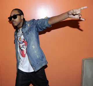 Soul - Trevante in the green room at 106 &amp; Park, February 7, 2012. (Photo: John Ricard / BET)