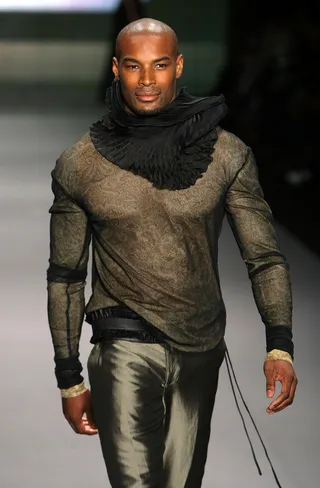 Tyson Beckford - Tyson Beckford is the first Black male supermodel and the highest paid male supermodel of all time. He struck it big as the face of Ralph Lauren's Polo sportswear line. (Photo: Kristian Dowling/Getty Images)