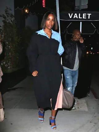 Kelly Rowland - Kelly Rowland slays as she's leaving Beauty and Essex in Hollywood.&nbsp;(Photo: MHD, PacificCoastNews)
