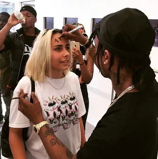 Night  - "Its timeless but how many people here know what the time is / Spend about a minute on it."&nbsp;(Photo: Travi$ Scott via Instagram)