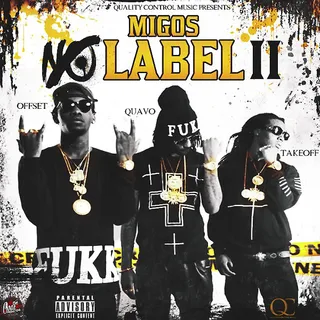 Migos - No Label 2 - Migos is doing well without a label. Their No Label 2&nbsp;mixtape is nominated for Best Mixtape this year.(Photo: Quality Control Music)