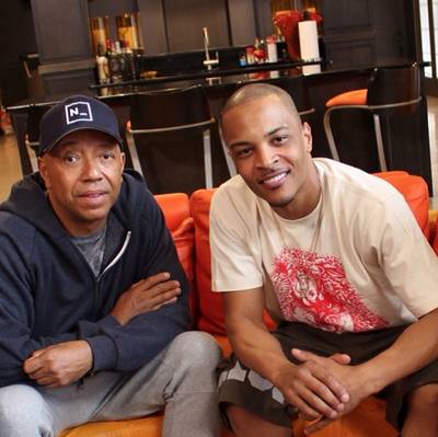 T.I.&nbsp;@troubleman31 - &quot;Me &amp; Da&nbsp;#GodFatherOG&nbsp;@uncle_rush&nbsp;at da crib puttin da Play together.... Gon be HUGE!!!! Just Watch.... Thx again big homie.... Luv!!!!&quot;T.I.'s working on a play with Russell Simmons?!? That is definitely something worth checking out.(Photo: T.I. Via Instagram)