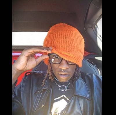 Young Thug @thuggerthugger1 - &quot;#homeflow&quot;Yung Thug lived like, well, a thug briefly this week in an Atalnta jail cell. YT was pulled over for reckless driving, not wearing a seat belt, oh and they found a warrant for drug possesion on the rapper.(Photo: Young Thug via Instagram)