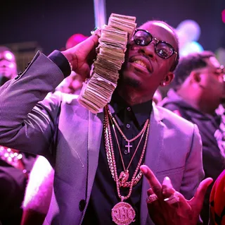 Money Too Loud - "(How much you made?) A $100,000(How much, how much you made?) A $100,000(How much, how much you made?) Made two million dollars off a mixtape, had them folks like ohhh." — "Flex (Ooh, Ooh, Ooh)"(Photo: Rich Homie Quan via Instagram)