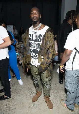 Offset - Offset attends R13 front row during New York Fashion Week. (Photo: Jenny Anderson/Getty Images for NYFW: The Shows)