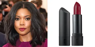 Gabrielle Union - Being&nbsp;Mary Jane's Gabrielle Union stepped out of her&nbsp;nude lip comfort zone and slayed in this rich magenta shade. Rock this look with&nbsp;Bite Beauty Amuse Bouche Lipstick in Sour Cherry--Maraschino Red ($26)(Photos from left: Larry Busacca/Getty Images, Bite Beauty)&nbsp;Alt Text: