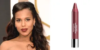 Kerry Washington - Scandal star and Emmy nominee Kerry Washington&nbsp;was a goddess at the 2014 Academy Awards rocking all&nbsp;plum from lip to toe. We say try Neutrogena MoistureSmooth Color Stick Deep Plum ($8.50) to copy this sexy and alluring look.&nbsp;(Photos from left: Jason Merritt/Getty Images, Neutrogena)&nbsp;