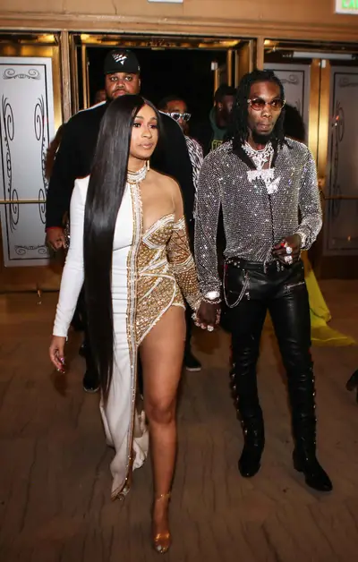Cardi B - Cardi stepped out with her bae Offset at his first-annual Set Gala event in LA.&nbsp;(Photo: Thaddaeus McAdams/Getty Images)