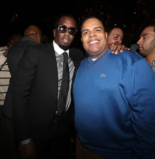 It's Your Birthday - Sean &quot;Diddy&quot; Combs celebrates DJ Enuff's birthday at the Griffin in New York City. (Photo: Shareif Ziyadat/FilmMagic)