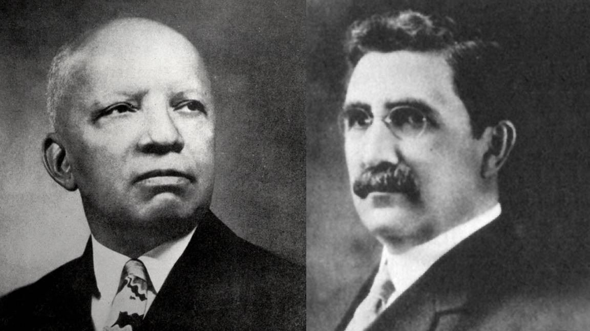 Carter G. Woodson and Jesse E. Moorland