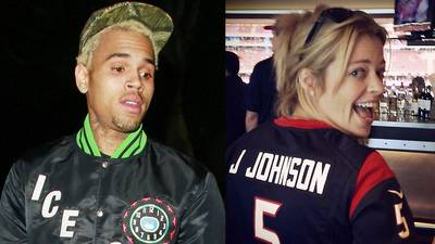 Chris Brown vs. Jenny Johnson - In&nbsp;November 2012, comedian Jenny Johnson sparked Brown?s ire when she antagonized him over his relationship with Rihanna. Johnson has a long history of ripping the R&amp;B singer on Twitter over his 2009 assault of his then-girlfriend. On this particular occasion, Brown responded with a string of indecent tweets aimed at the funny woman. The ensuing public criticism for his handling of the situation forced the singer to delete his Twitter account. He would return shortly after.(Photos from left: FameFlynet, Jenny Johnson/Twitter)