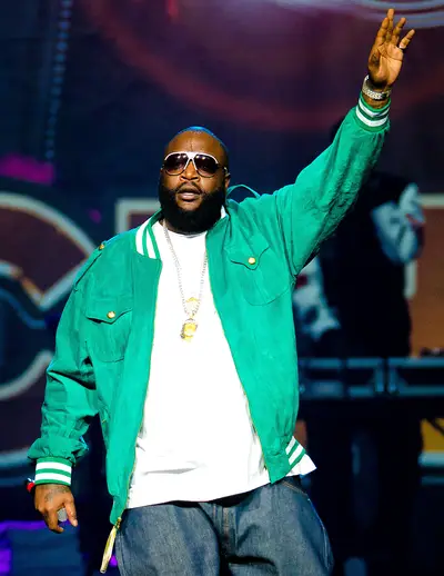 &quot;Blk &amp; White&quot; - Rozay switches up his flow a bit here, getting more sing-songy than normal for the catchy, drug-dealing-fueled hook: &quot;A n---a, black but he sellin' white.&quot; He also makes a controversial mention of&nbsp;Trayvon Martin, rapping, &quot;Trayvon Martin, I'm never missing my target.&quot;(Photo: Jeff Fusco/Getty Images)