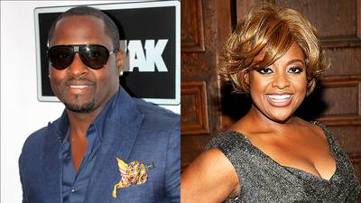 Johnny Gill on his relationship with Sherri Shepherd: - &quot;Sherri's a good friend of mine. I love Sherri. Sherri's like a homie... But she's just a friend. Nothing romantic.&quot;(Photos from Left: Travis Jourdain/WENN.com, Imeh Akpanudosen/Getty Images for TV One)