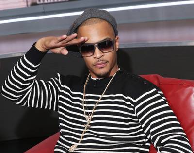 T.I. responds to Azealia Banks's comments about his family: - “I think one thing that I have always maintained is a no tolerance policy when it comes to me and my family. I’m not [going to] wrestle with nobody… I believe she better back down off that plank ‘cause it’s sharks out there.” (Photo: Bennett Raglin/BET/Getty Images for BET)