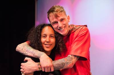Knowing Your Stuff - MGK, who plays Kid Culprit in the film, has worked with several A-list artists including Snoop Dogg, Wiz Khalifa, DMX and Juicy J in his actual career. &nbsp;His role proves the rapper might have a future in Hollywood.(Photo: 2013 Blackbird Productions, Suzanne Tenner)