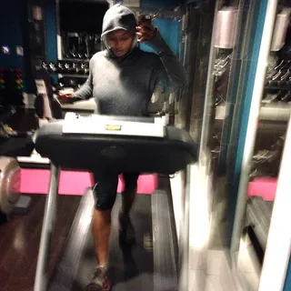 Toccara Jones @iamtocarrajones - The plus size model hit the treadmill to keep those killer curves. Work it out, T! (Photo: Toccara Jones via Instagram)