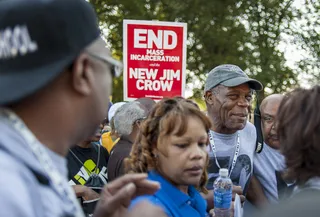 Actor Danny Glover Shows Support - Actor Danny Glover joins the thousands of people who participated in the celebration. (Photo: Pete Marovich/Getty Images)