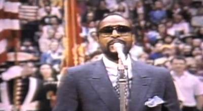 The 2008 &quot;Redeem Team? and Marvin Gaye - This iconic&nbsp;commercial features video footage of Marvin Gaye singing the National Anthem at the ?83 All-Star Game. While Gaye sings, the historic 2008 USA ?Redeem Team,? featuring Kobe Bryant, Carmelo Anthony, Chris Paul and more, prepare to win USA?s first world championship since the legendary ?Dream Team? in 1992.(Photo: Courtesy of Nike)